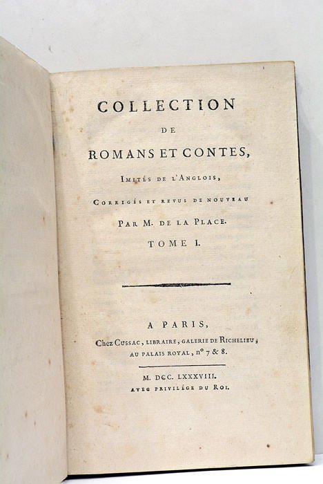 Collection de Romans et Contes, imités de l'Anglois, corrigés et …