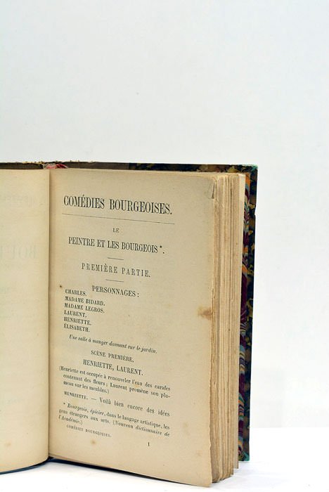 Comédies bourgeoises. Édition interdite pour l'étranger. Collection Hetzel et Lévy.