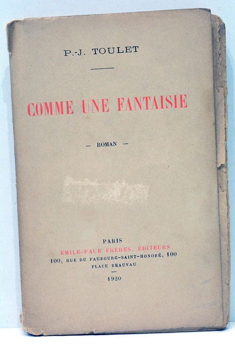 Comme une fantaisie.