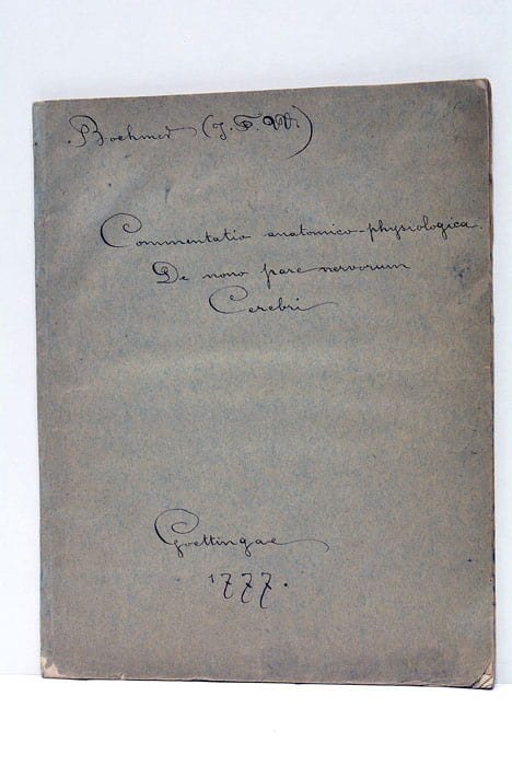Commentatio Anatomico-Physiologica de Nono Pare Nervorum Cerebri.