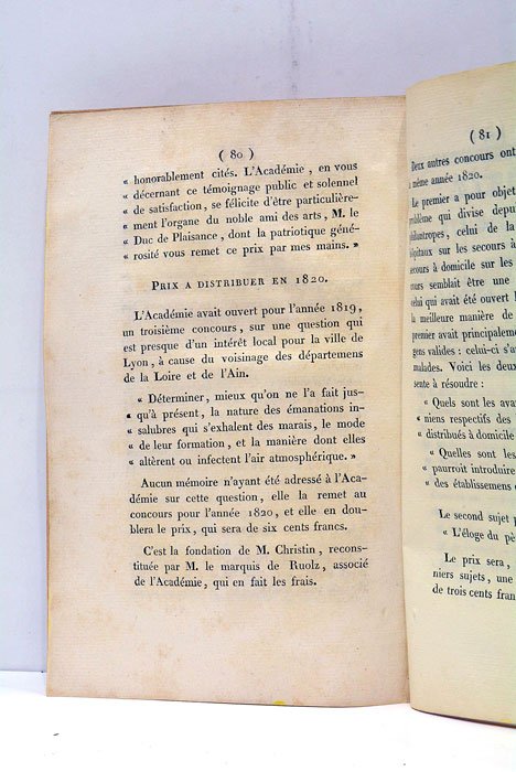 Comptes rendus des travaux de l'Académie Royale des Sciences, Belles-Lettres …