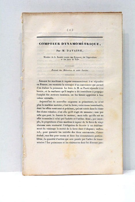 Compteur Dynamométrique.