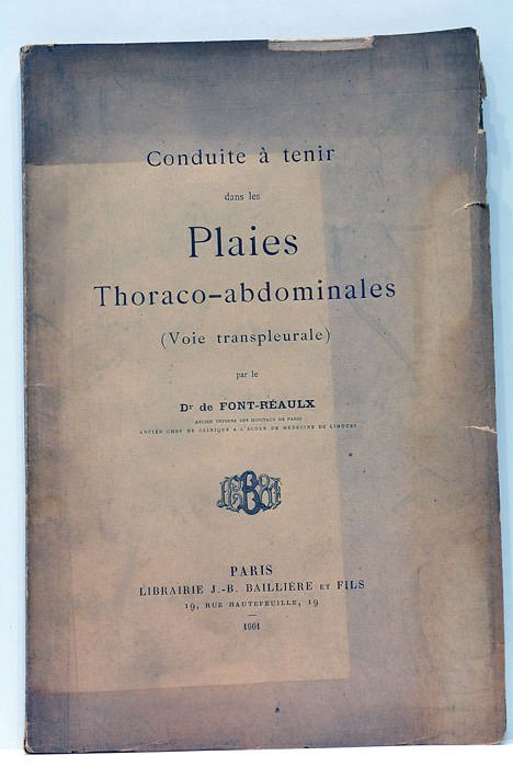 Conduite à tenir dans les Plaies Thoraco-abdominales (Voie transpleurale).
