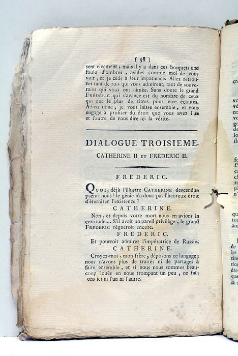CONFERENCES de Catherine II avec Louis XVI, Le Grand-Frederic et …