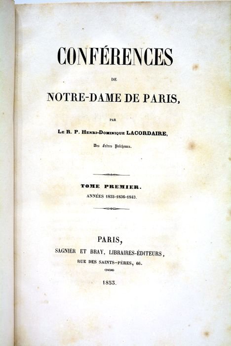 Conférences de Notre-Dame de Paris.