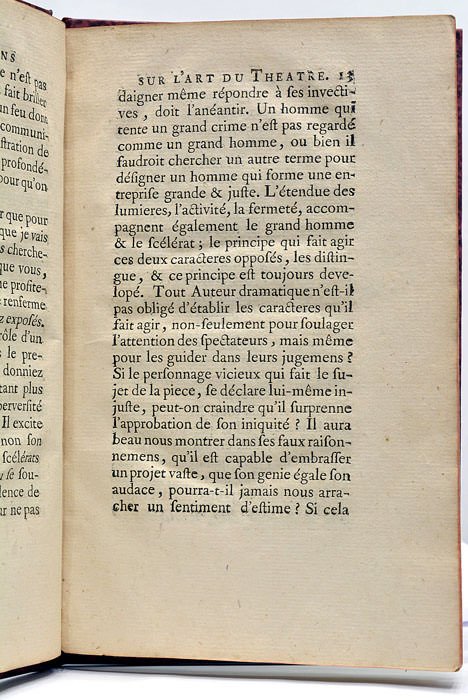 Considérations sur l'Art du Théâtre. D*** à M. Jean-Jacques Rousseau, …