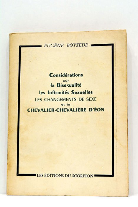 Considérations sur la bisexualité, les infirmités sexuelles, les changements de …