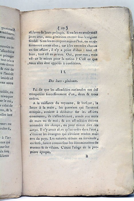 Considérations sur les intérêts du Tiers-État. Adressées au peuple des …