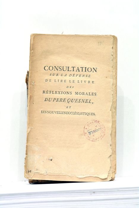 Consultation sur la Défense de lire le livre des Réflexions …