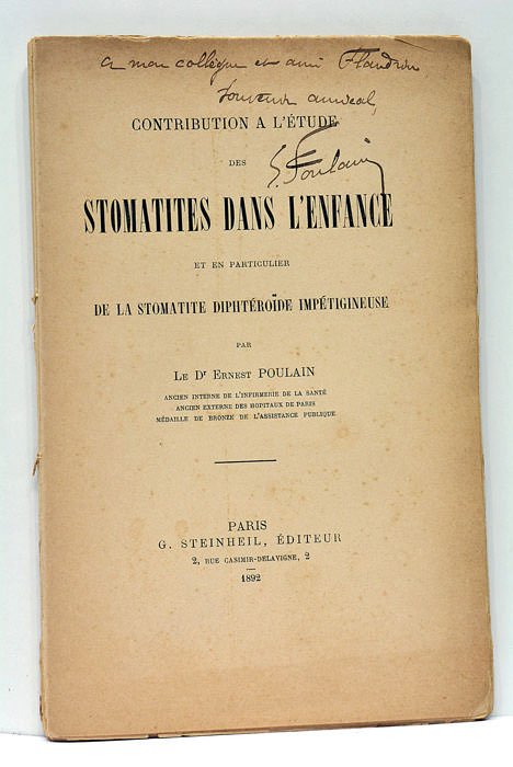Contribution à l'étude des stomatites dans l'enfance et en particulier …