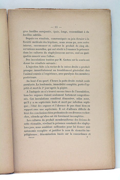 Contribution à l'étude des stomatites dans l'enfance et en particulier …