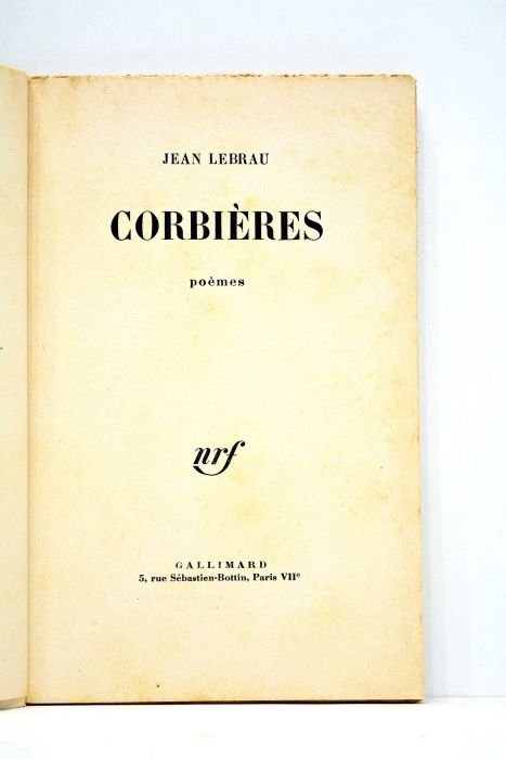 Corbières. Poèmes.
