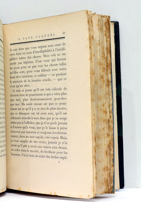 Correspondances. 1907-1914.