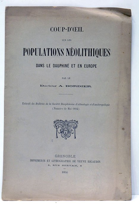 Coup-d'Oeil sur les Populations Néolithiques dans le Dauphiné et en …