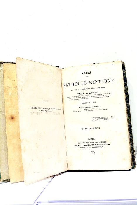 Cours de Pathologie Interne professé à la faculté de Médecine …