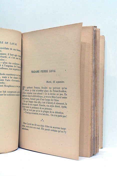 Dans la cellule de Pierre Laval. Mon journal. Lettres et …