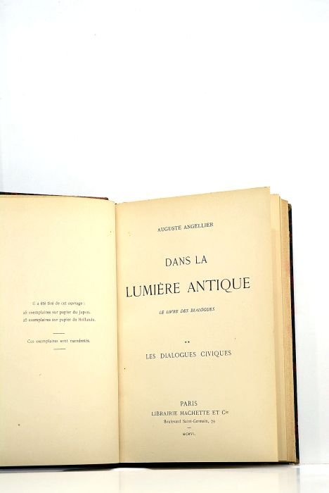 Dans la lumière antique. Le livre des dialogues. Les dialogues …