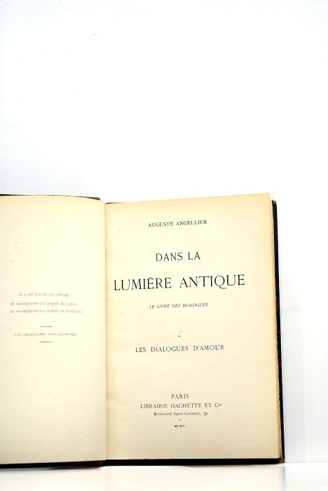 Dans la lumière antique. Le livre des dialogues. Les dialogues …
