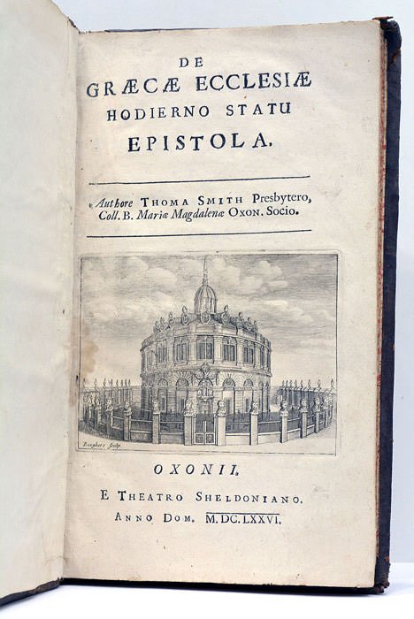 De Graecae Ecclesiae hodierno statu epistola.