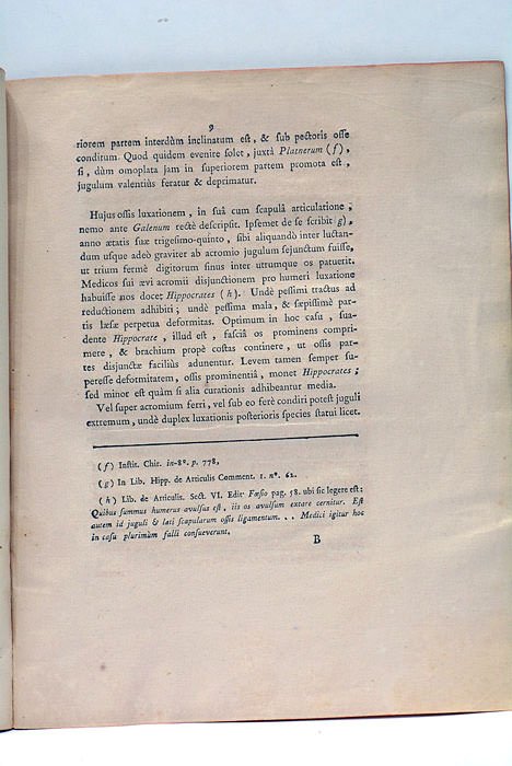 De Jugulo Luxato; Theses Anatomico-Chirurgicae.