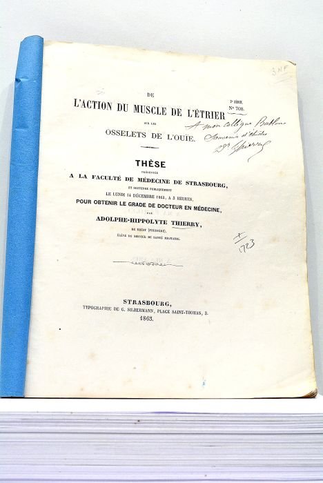 De l'Action du muscle de l'Etrier sur les Osselets de …