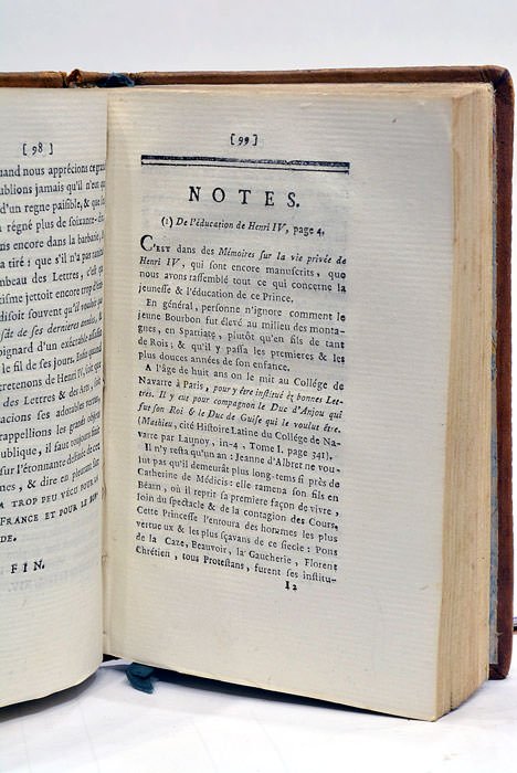 De l’Amour de Henri IV pour les Lettres.