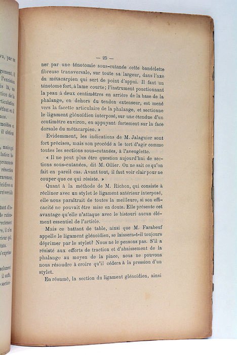 De l'Arthrotomie et de la Résection dans les Luxations irréductibles …