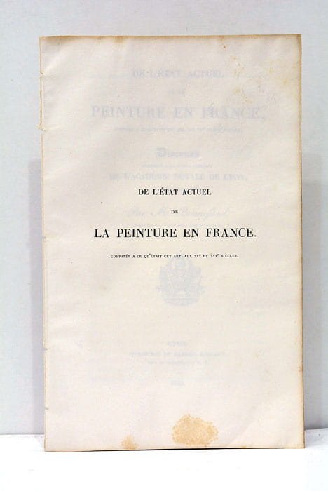 De l'état actuel de la Peinture en France, comparée à …