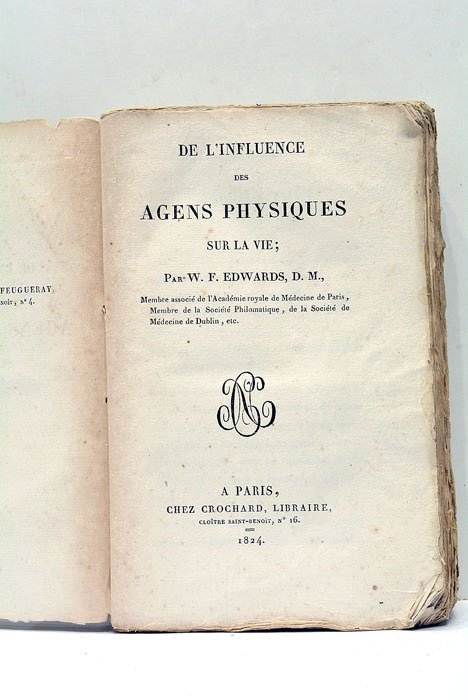 De l'Influence des Agens Physiques sur la Vie.