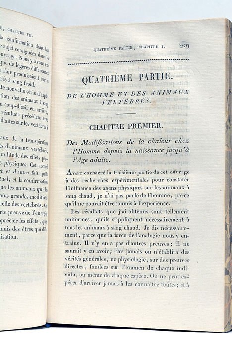 De l'influence des agens physiques sur la vie.