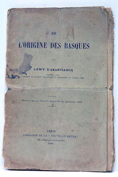 De l'origine des basques. Extrait de la Nouvelle Revue du …