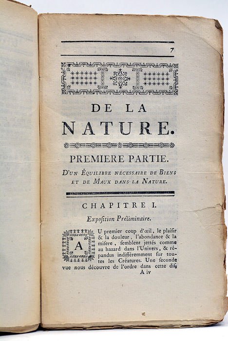 De la Nature.