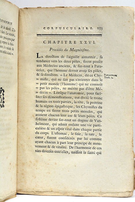 De la Philosophie Corpusculaire, ou des Connoissances et des Procédés …