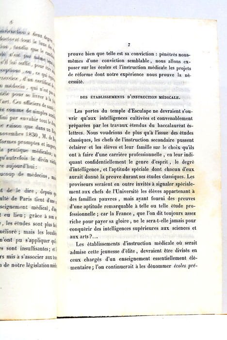 De la Réforme Médicale en France. Lettre au Congrès Médical …