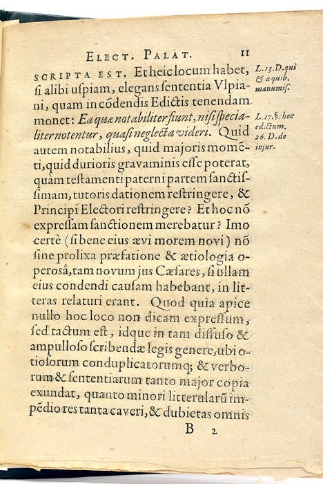 De Legitima Tutela curaq. Electorali Palatina, ex integro ad auream …