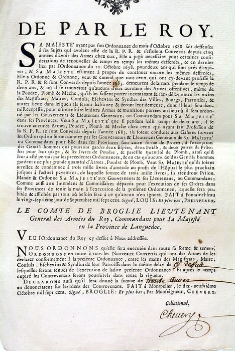 De par le Roy. Sa Majesté ayant par son Ordonnance …