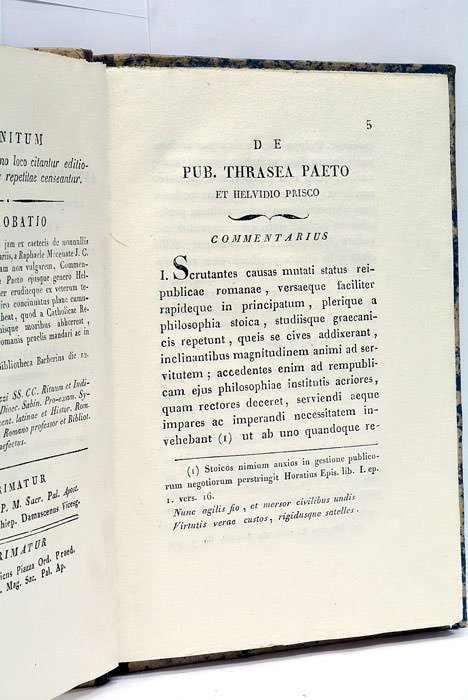 De Pub. Thrasea Paeto ejusque genero Helvidio Prisco commentarius veterum …