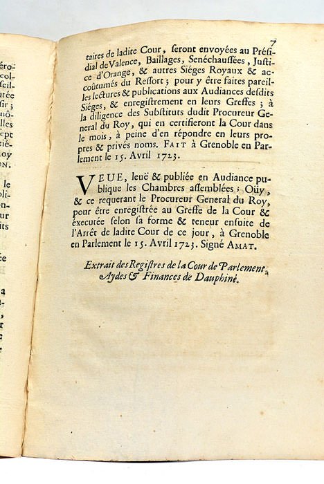 DECLARATION DU ROY. Contre les Fraudeurs des Droits de la …