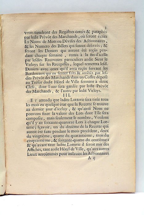 DECLARATION DU ROY, DONNÉE À PARIS LE 21e JOUR D'AOÛT …