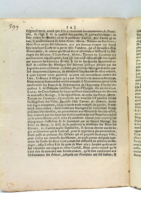 DECLARATION du Roy, du 8. de Mars 1704. Pour les …