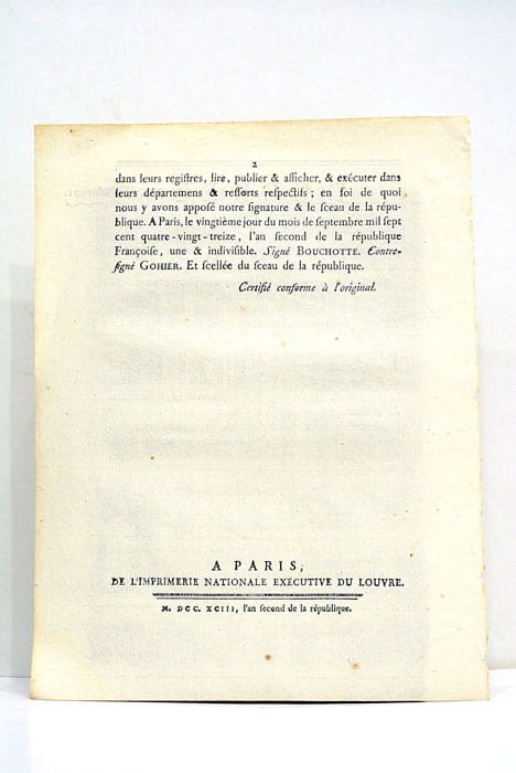 DÉCRET DE A CONVENTION NATIONALE. Relatif aux Arrêtés des Représentants …