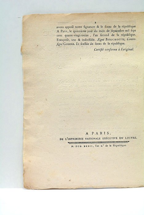 DÉCRET DE LA CONVENTION NATIONALE du 10 septembre 1793, l'an …