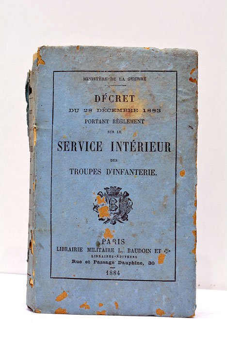 DÉCRET DU 28 DÉCEMBRE 1883 PORTANT RÈGLEMENT SUR LE SERVICE …