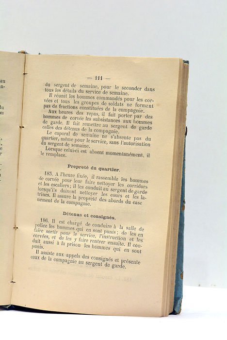 DÉCRET DU 28 DÉCEMBRE 1883 PORTANT RÈGLEMENT SUR LE SERVICE …