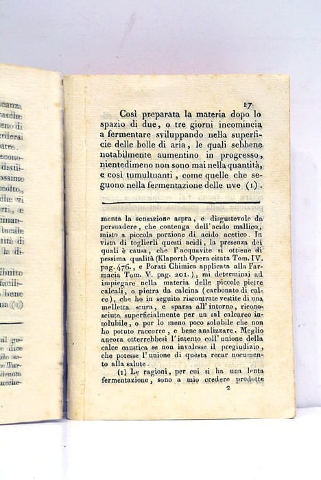 Dell'Albatrelle e sulla maniera d'ottenerne l'Acquavite. Memoria.