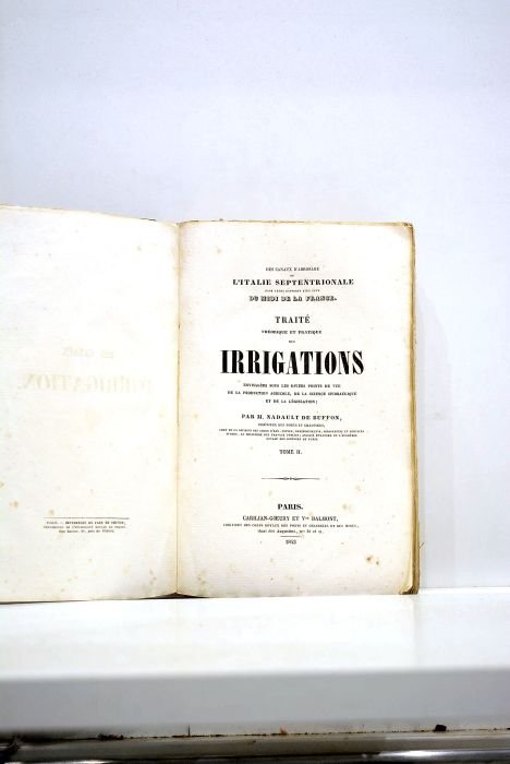 Des Canaux d'arrosage de l'Italie septentrionale dans leurs rapports avec …
