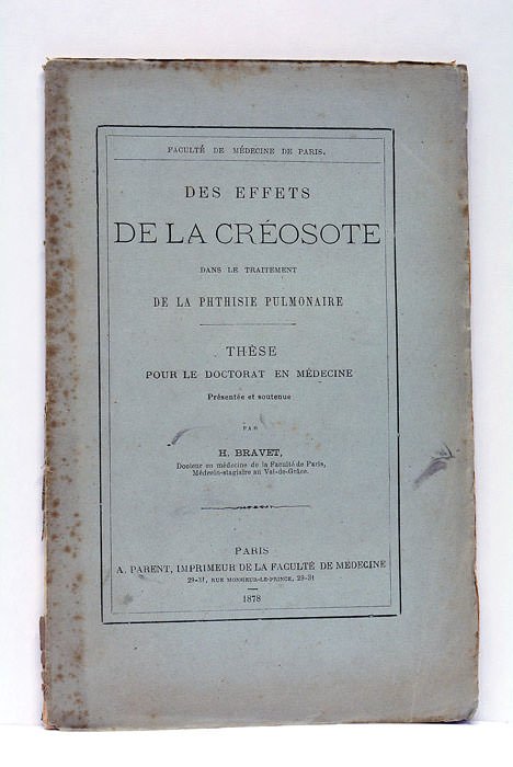 Des effets de la créosote dans le traitement de la …