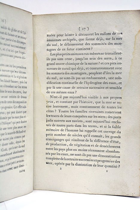 Des Révolutions du Globe. Conjecture formée d'après les Découvertes de …