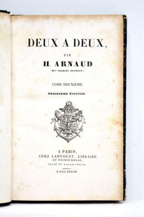 Deux à deux. Tome deuxième. Troisième édition.