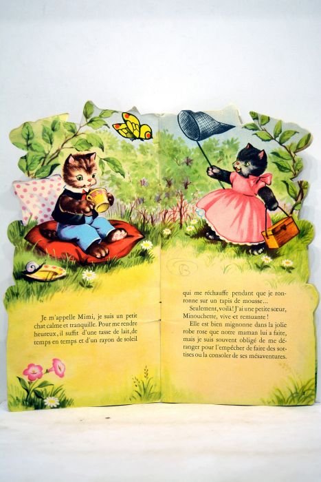 DEUX (Les) chatons. Collection "Silhouettes".